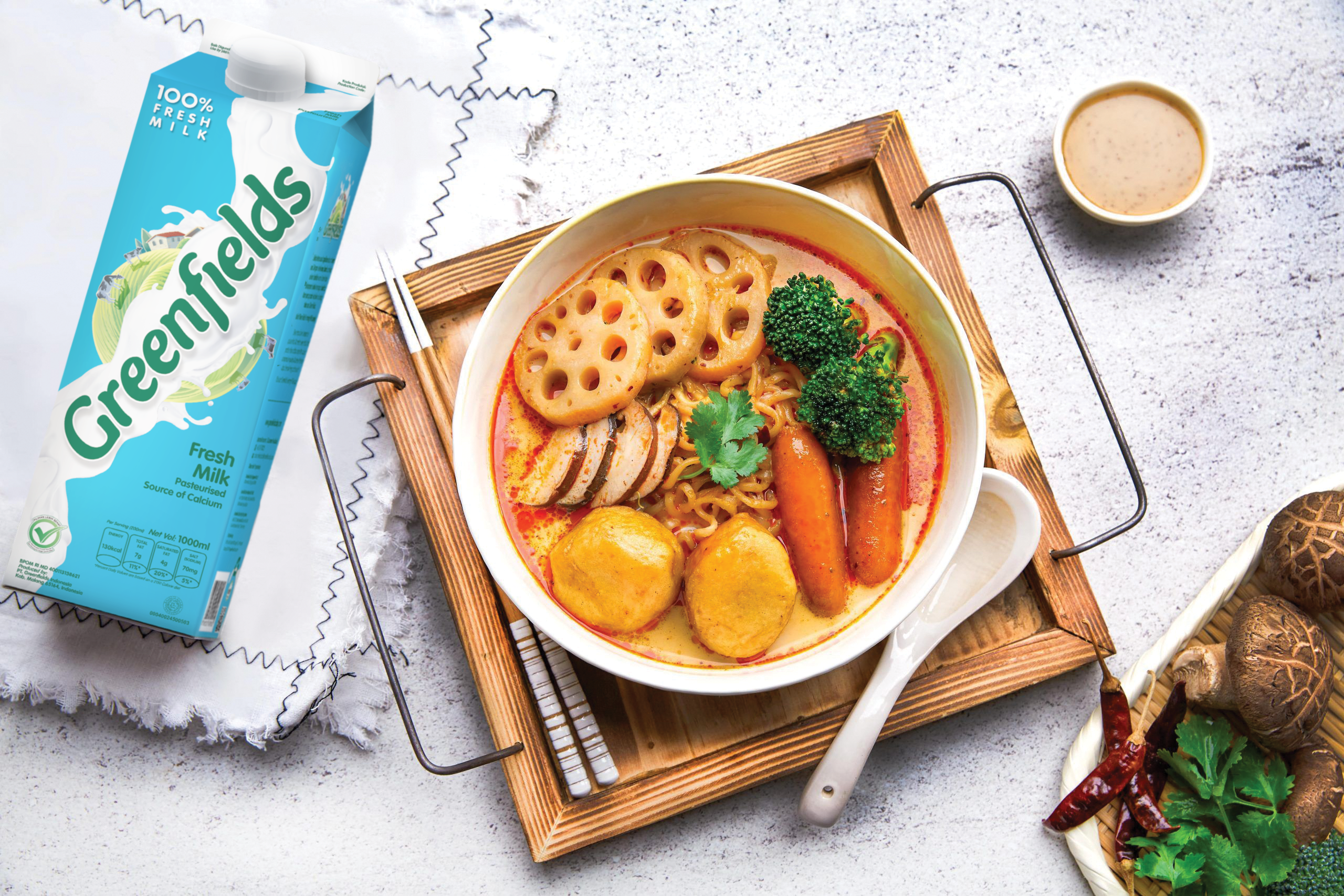 Milk Mala Noodles